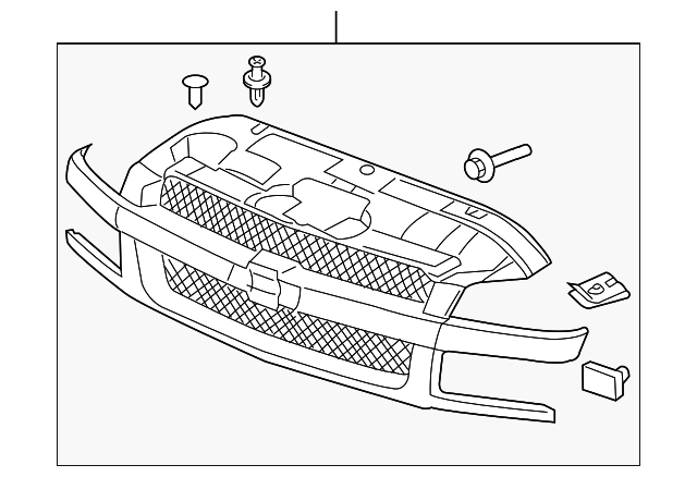 19168629 Деталь GRILLE