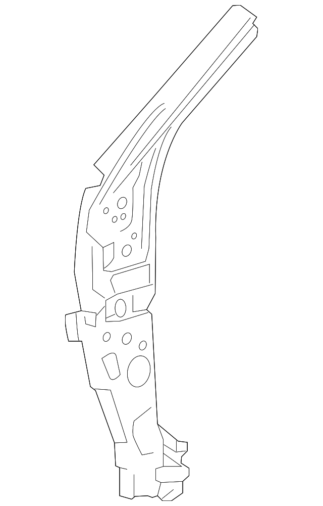 61109-0R904 Деталь HINGE PLR REINF, LEFT