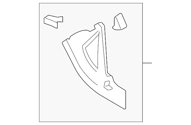 58816-06010-B1 Деталь FRONT TRIM, RIGHT