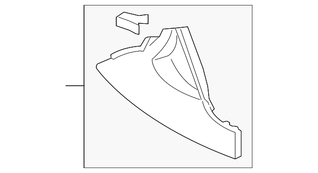58817-06010-B0 Деталь FRONT TRIM, LEFT