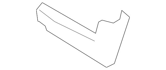 938827S000 Деталь AIR DEFLECTOR, RIGHT