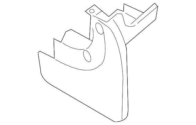 78812ZC50A Деталь MUD GUARD, RIGHT