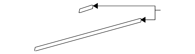 5C3Z-2520000-EAB Деталь STRIPE TAPE, RIGHT