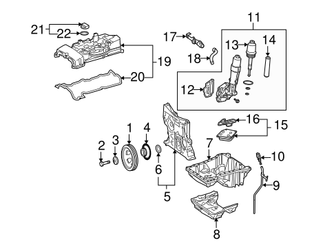 C230 ENGINE PARTS