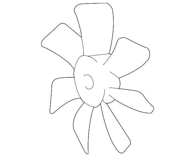 16361-20080 Деталь FAN BLADE, RIGHT