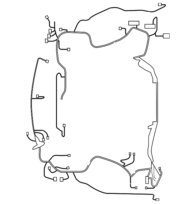 24012JK61C Деталь ENGINE HARNESS