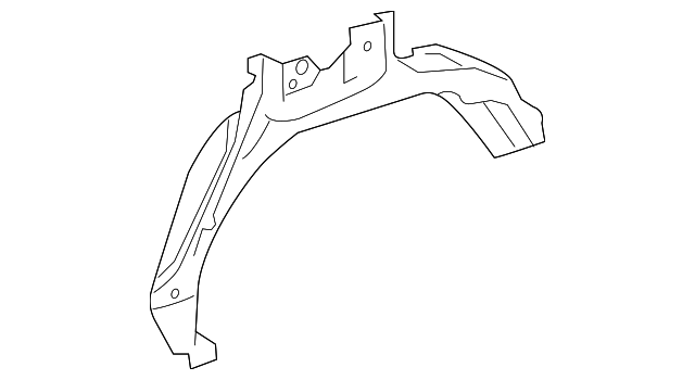 61632-35905 Деталь OUTER WHEELHOUSE, LEFT