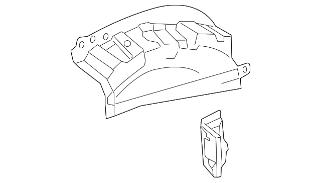 61633-35901 Деталь INNER WHEELHOUSE, RIGHT