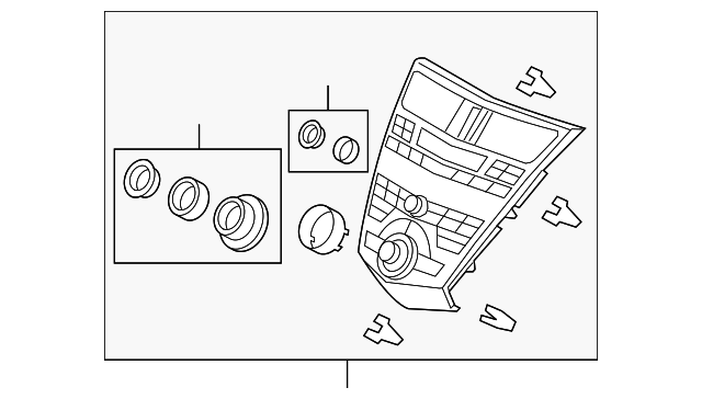 39050-SZN-326 Деталь PANEL ASSY., SWITCH (COO)