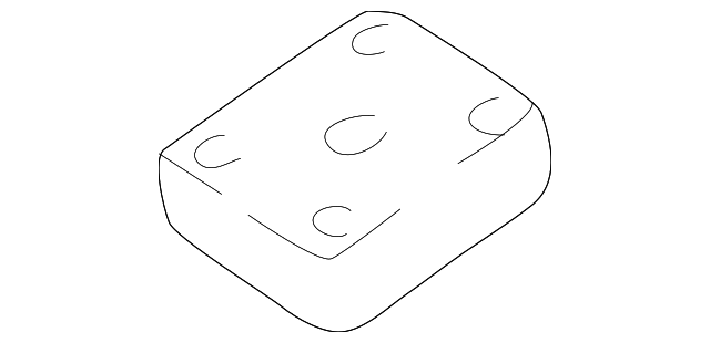 55054-7Z001 Деталь U-BOLT MOUNT PLATE