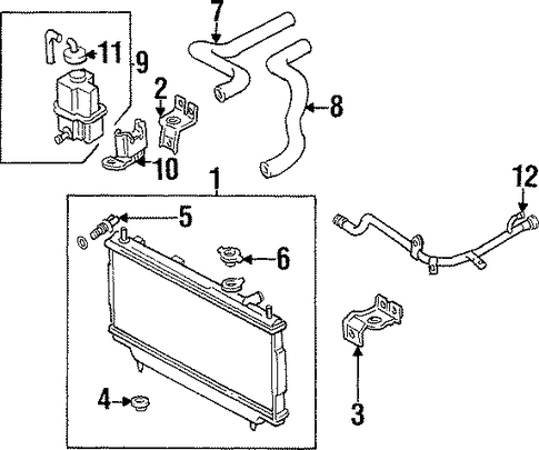 Protege RADIATOR & COMPONENTS