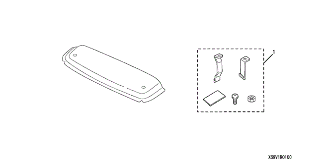 ACCESSORIES/MOONROOF VISOR for 2005 Honda PILOT #1