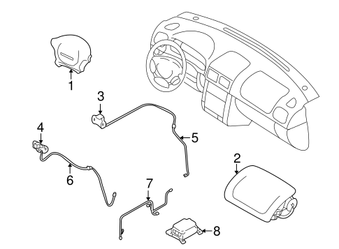 Impreza AIR BAG COMPONENTS