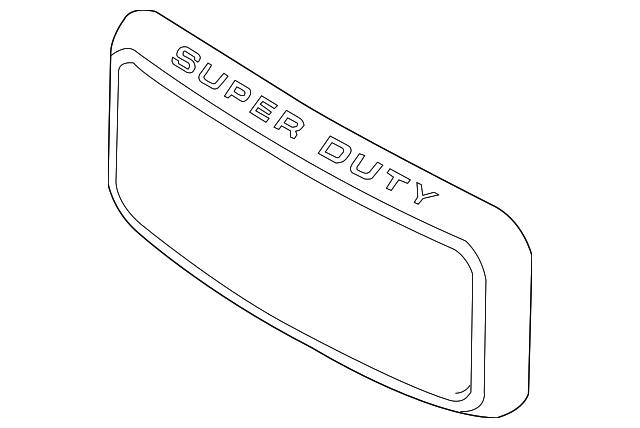 BC3Z-8200-BPTM Деталь GRILLE SURROUND