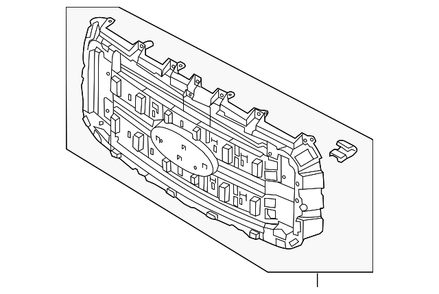 DC3Z-8A284-AA Деталь CENTER GRILLE