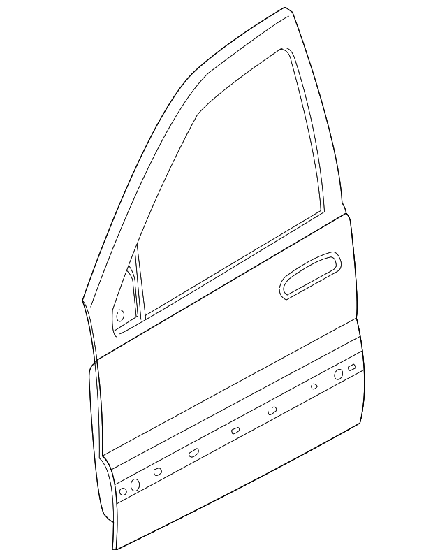 55176890AG Деталь DOOR SHELL, RIGHT