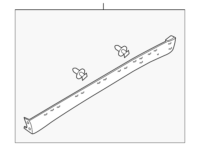 ZZCA-51-P40 ROCKER MOLDING, RIGHT