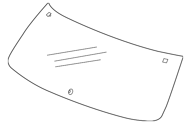 68033439AE Деталь LIFT GLASS