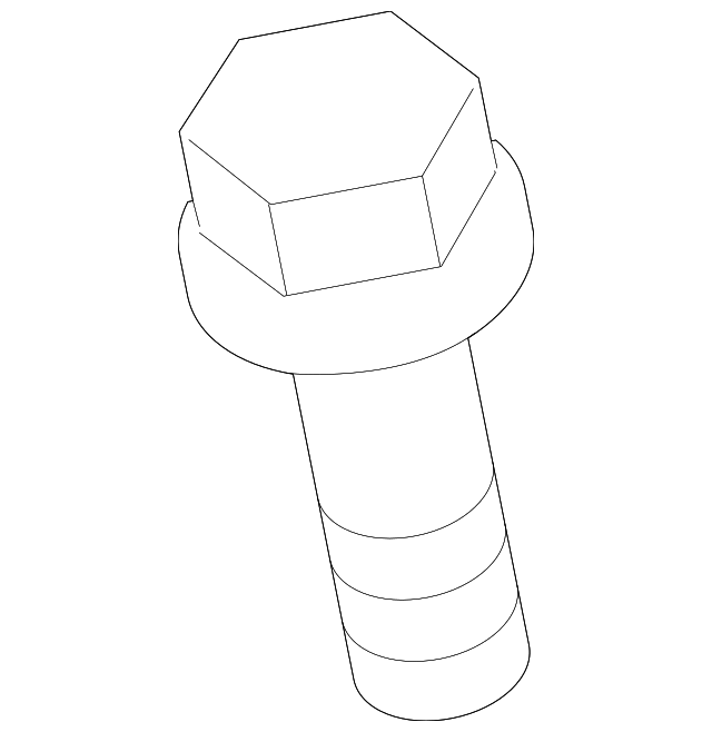 11588741 Деталь MOTOR MOUNT BOLT, RIGHT