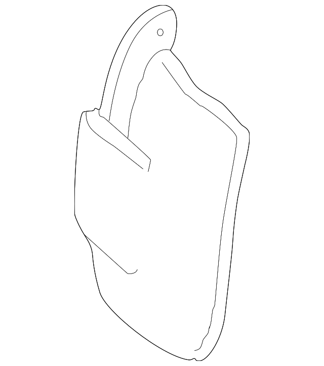 1L2Z-16A550-AAC Деталь MUD GUARD, RIGHT