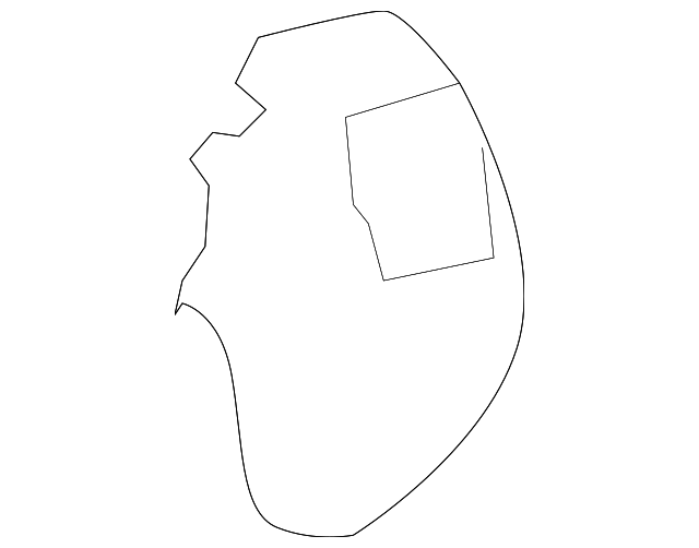 15862239 Деталь COVER, LEFT