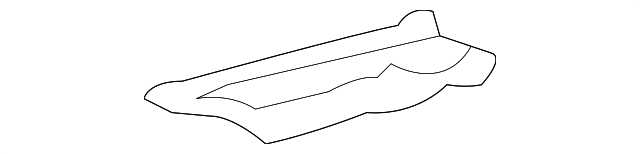 55360197AE Деталь BAFFLE, LEFT
