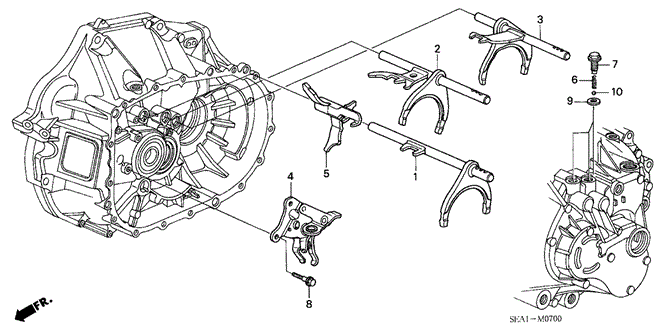 TSX SEDAN MT SHIFT FORK