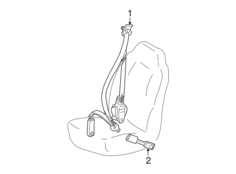 Solara FRONT SEAT BELTS
