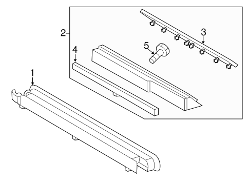 CLK320 HIGH MOUNTED STOP LAMP