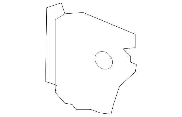 41-00-7-292-801 Деталь APRON ASSY BAFFLE, RIGHT