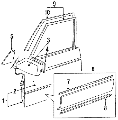 LS400 DOOR & COMPONENTS 2