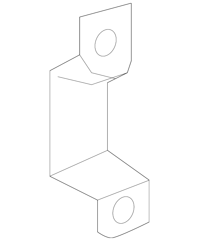 96845612 Деталь INNER QTR PANEL BRACKET, RIGHT