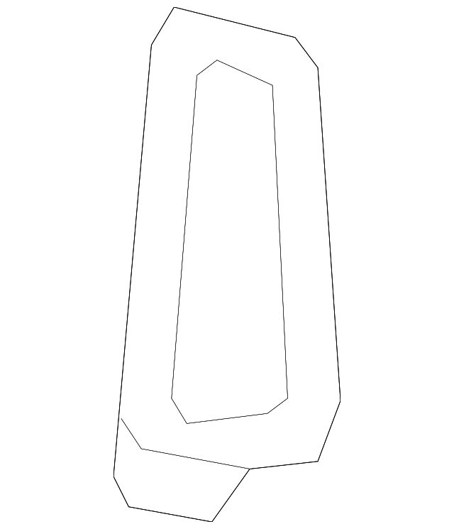 96845068 Деталь INNER QTR PANEL INSULATOR, LEFT