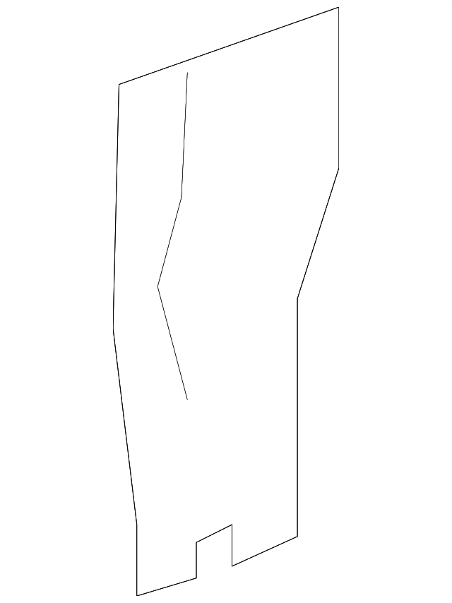 95985923 Деталь INNER QTR PANEL LOWER REINF, RIGHT