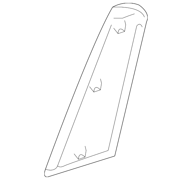 75755-74010 Деталь WINDOW MOLDING, RIGHT