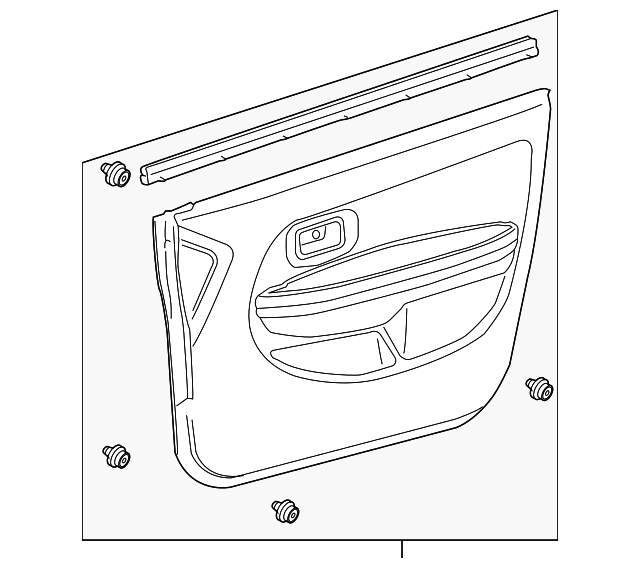 67620-5C211-B0 DOOR TRIM PANEL, LEFT
