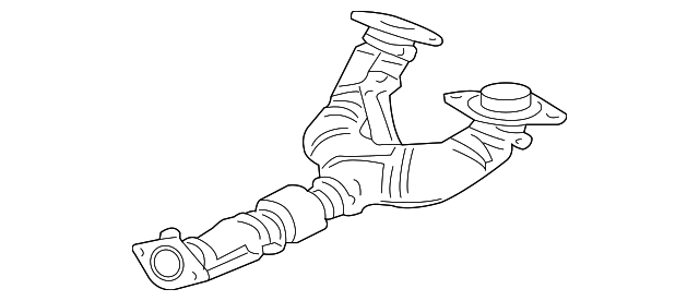 1570A958 Деталь CROSS OVER PIPE