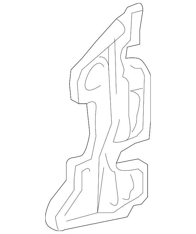 53294-02060 Деталь AIR DEFLECTOR, LEFT