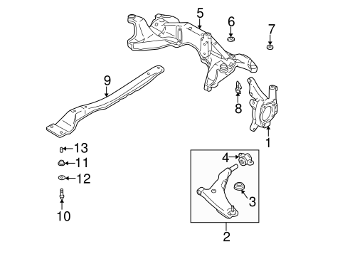 Eclipse SUSPENSION COMPONENTS
