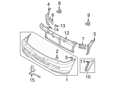 Montero Sport BUMPER & COMPONENTS - FRONT