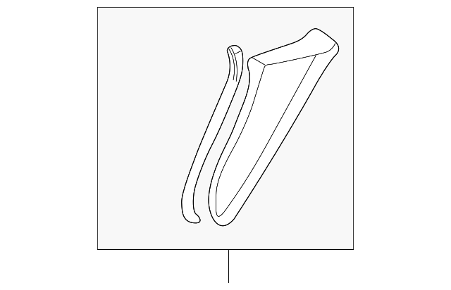 MR794975 Деталь EXTENSION, LEFT