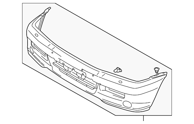 MR325887 Деталь BUMPER COVER