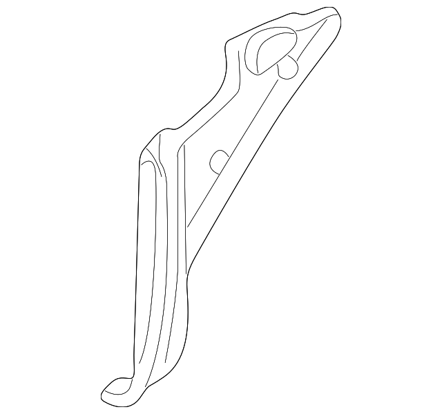 MR242427 Деталь BUMPER COVER SIDE REINF, LEFT