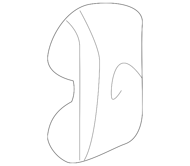 N-012-855-1 TRAY RETAINER, LEFT