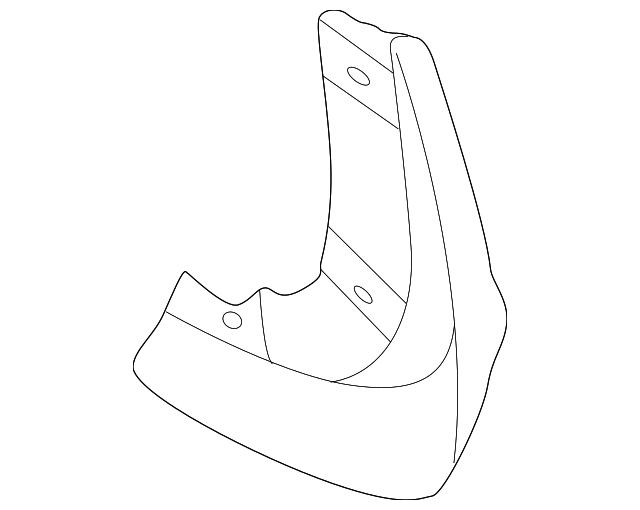 0K30A-51861 Деталь SPLASH GUARD, LEFT