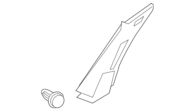 76913AL500 Деталь UPR CTR PLR TRIM, RIGHT