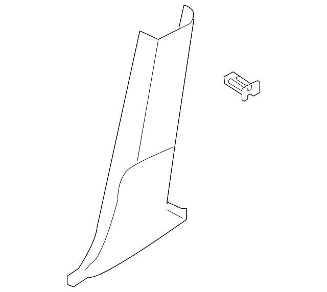 76915AC701 Деталь LWR CTR PLR TRIM, RIGHT