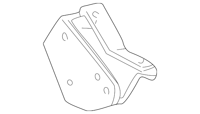 1C3Z-3B178-AA AXLE BEAM PIVOT BRACKET, RIGHT