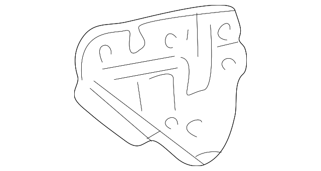 5C7Z3B095AA RADIUS ARM MOUNT BRACKET, RIGHT