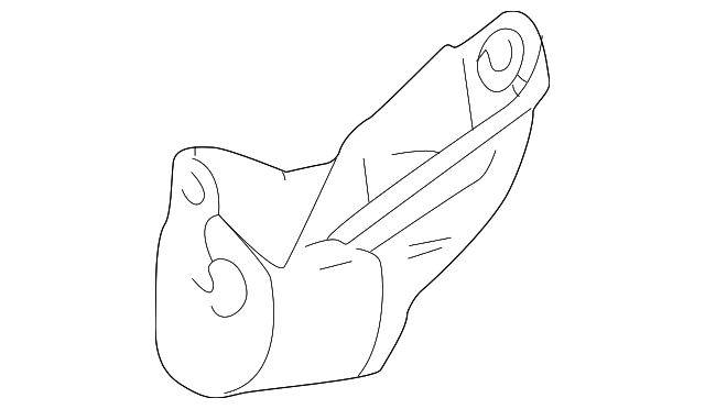F81Z-3B178-AB AXLE BEAM PIVOT BRACKET, LEFT